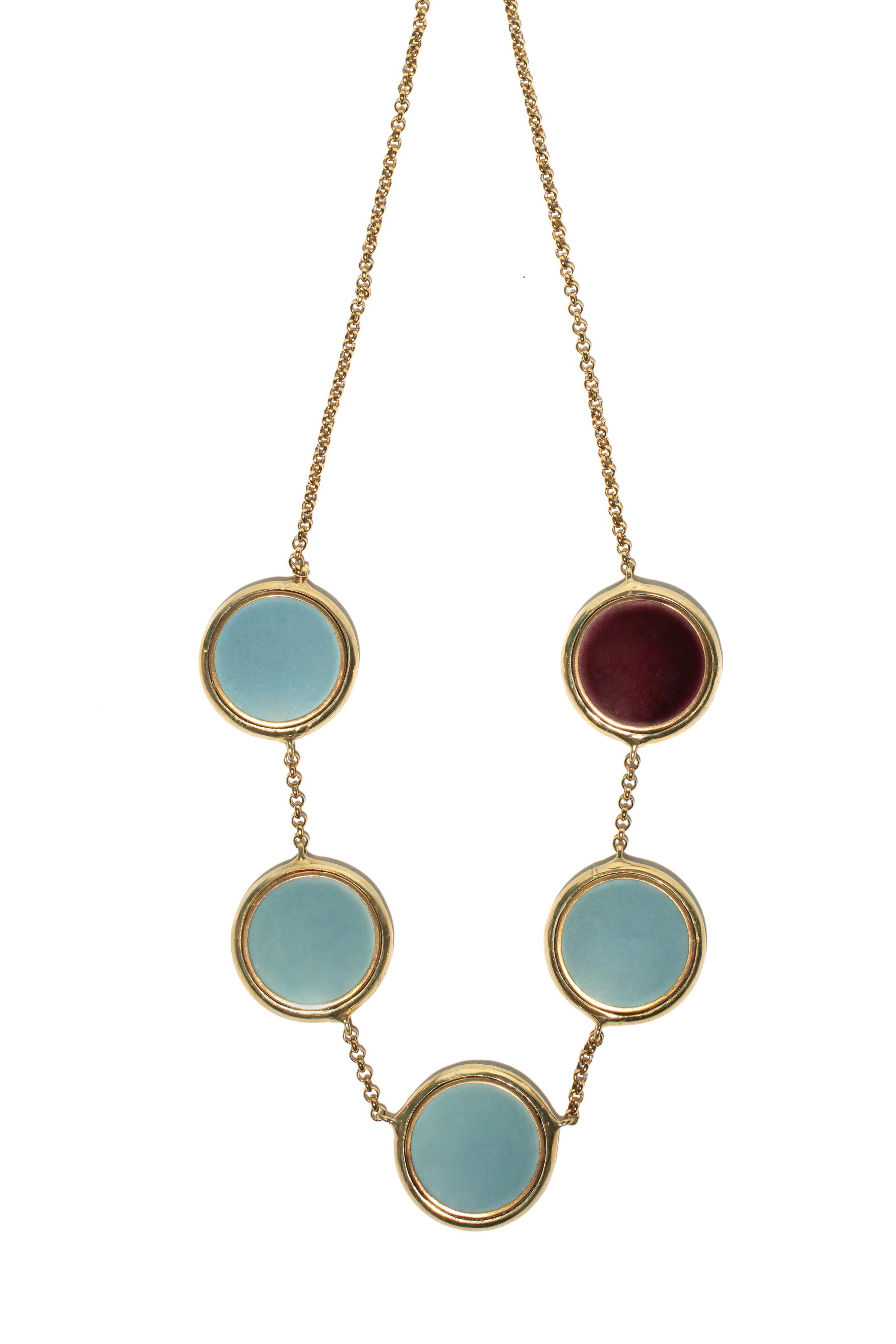 French Enamel Burgundy